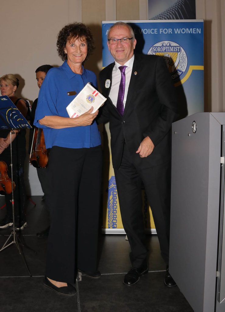 Ulli Forsthuber und Friedrich Kindelsberger vom Lions Club Göss